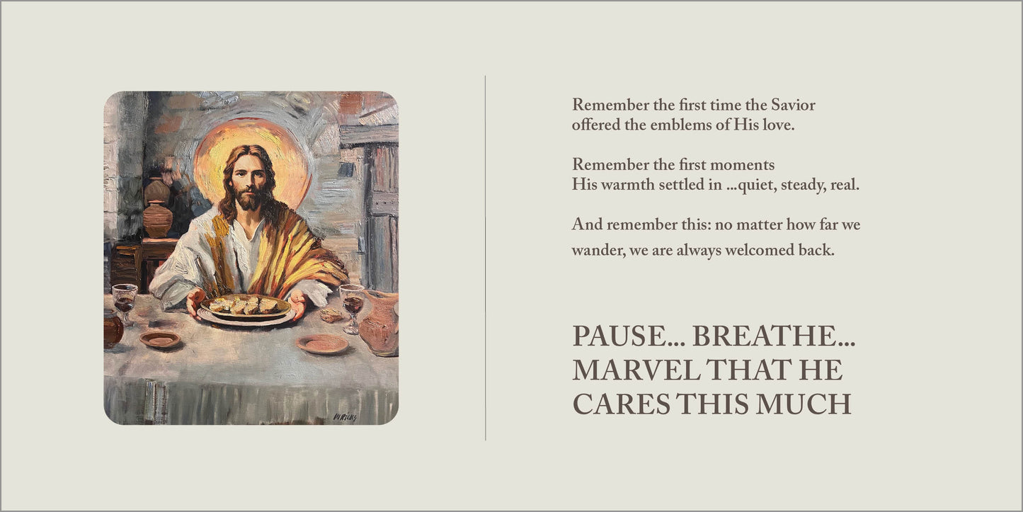 Still Waters desktop calendar | faith artwork flipbook, illustrated scenes