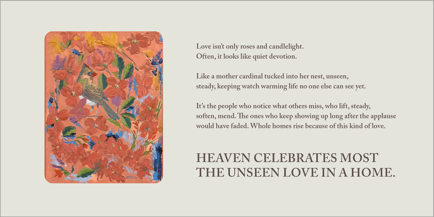 Still Waters desktop calendar | faith artwork flipbook, illustrated scenes