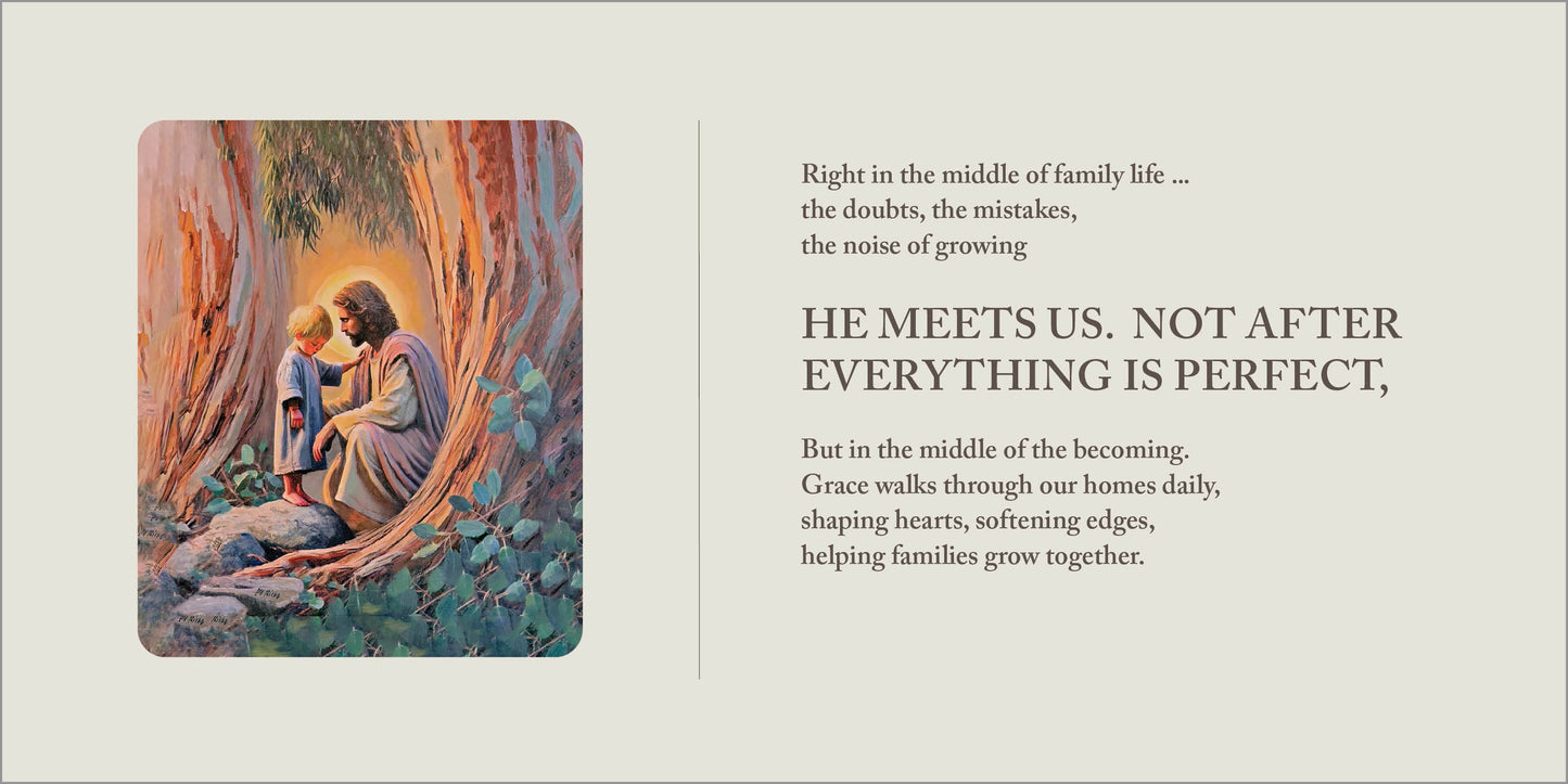 Still Waters desktop calendar | faith artwork flipbook, illustrated scenes